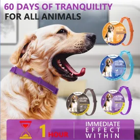 Pawsome Calming Collar Soothes Anxiety  Stress for Pets