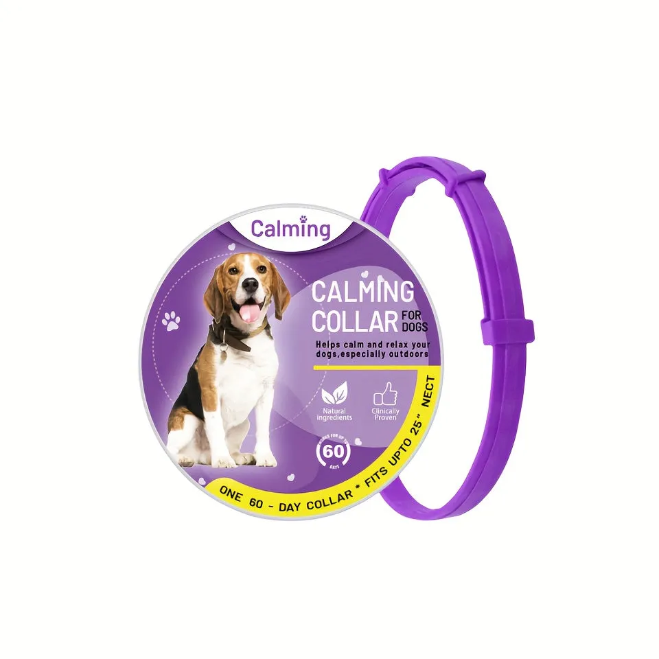 Pawsome Calming Collar Soothes Anxiety  Stress for Pets