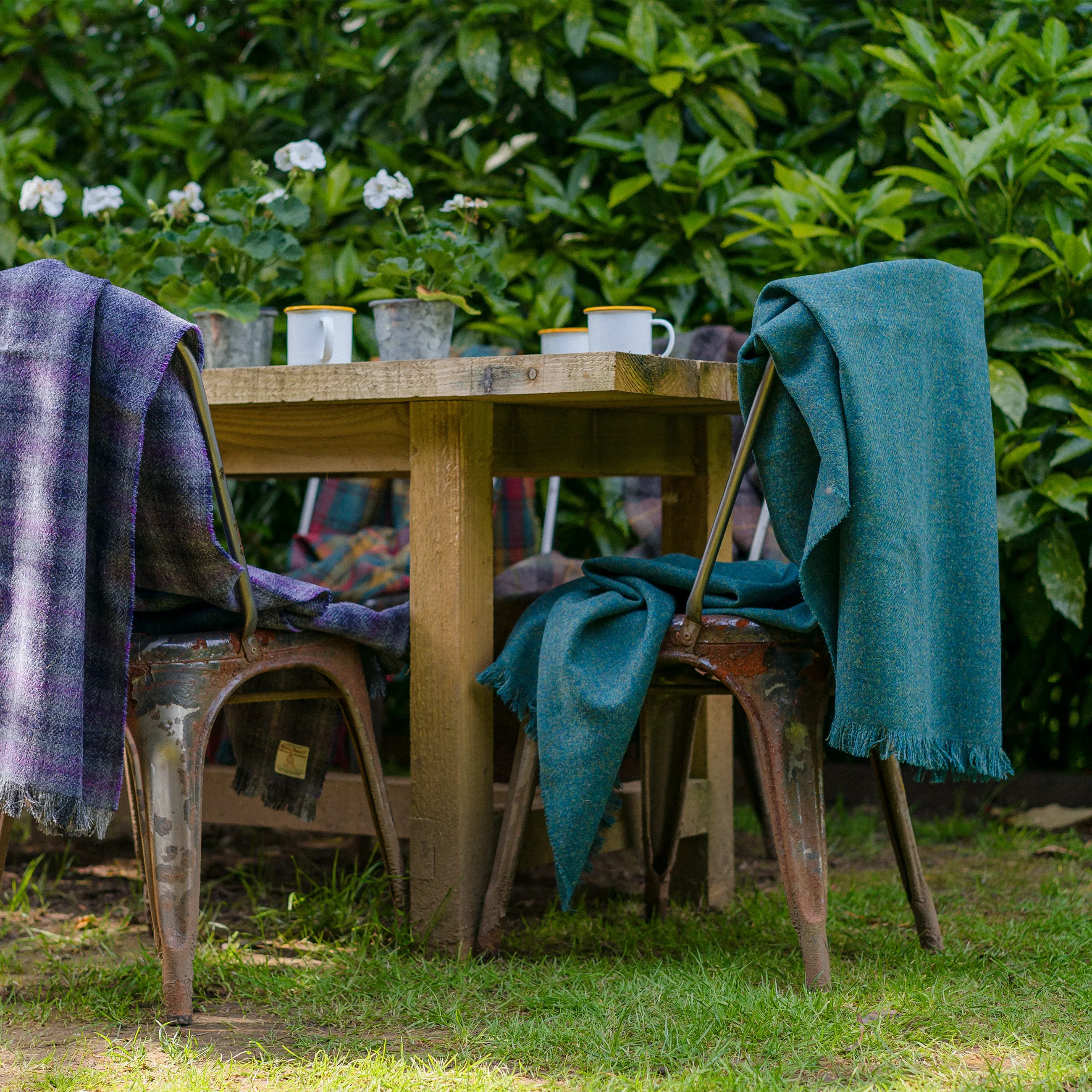 Peacock Wrap Blanket