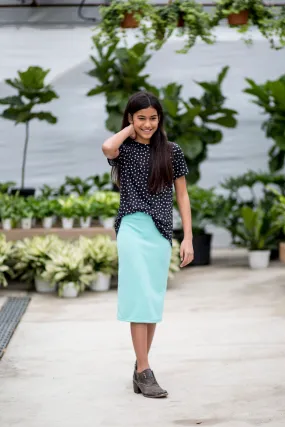 Pencil Skirt Mint