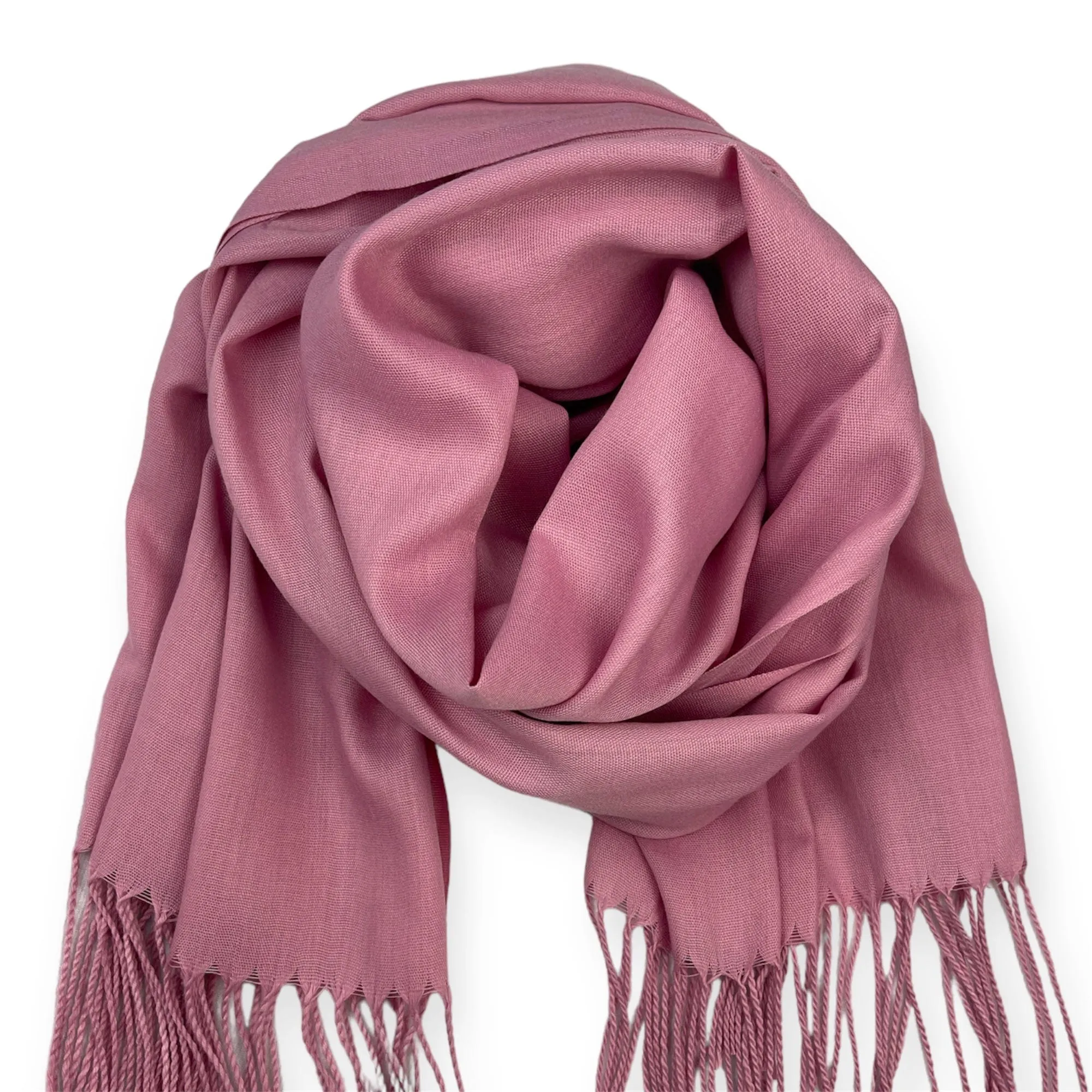 Pink Blossom Pashmina Shawl - Lightweight