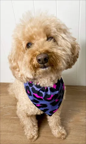 Pink Leopard Doggy Bandana