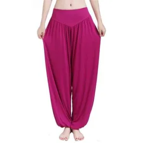 Plus Size Women Multicolor Loose Workout Pants