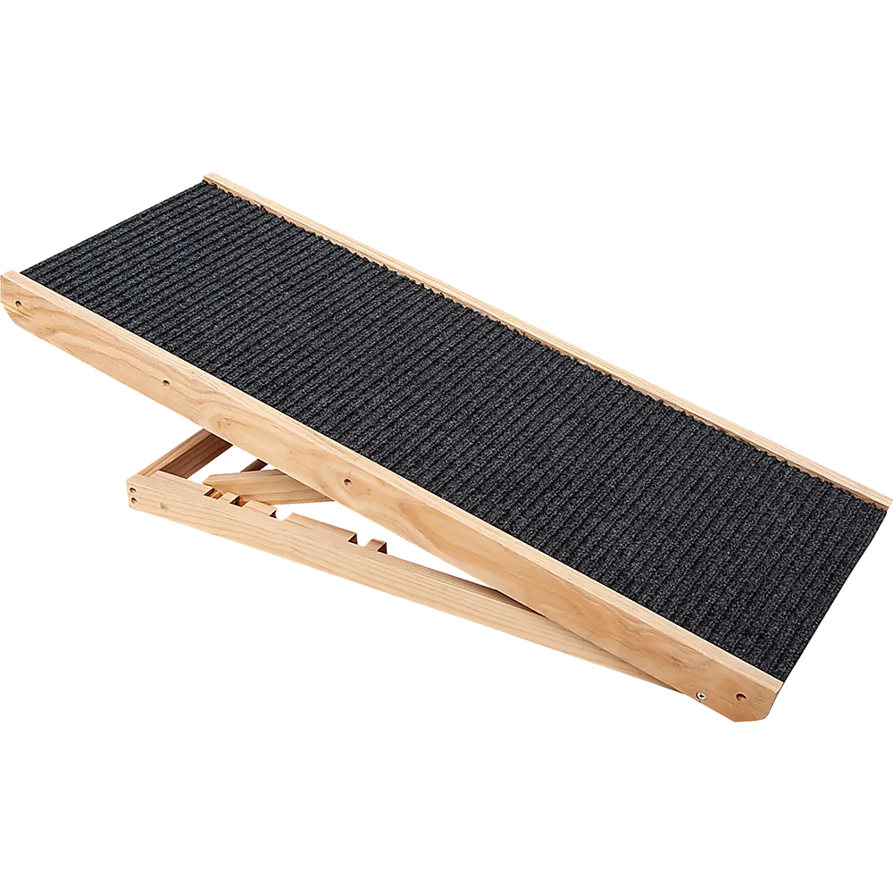 Portable Adjustable Pet Ramp with Non-Slip Surface