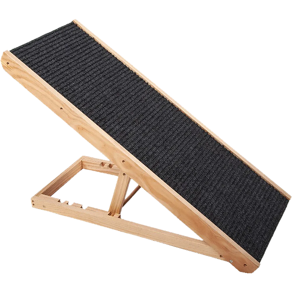 Portable Adjustable Pet Ramp with Non-Slip Surface