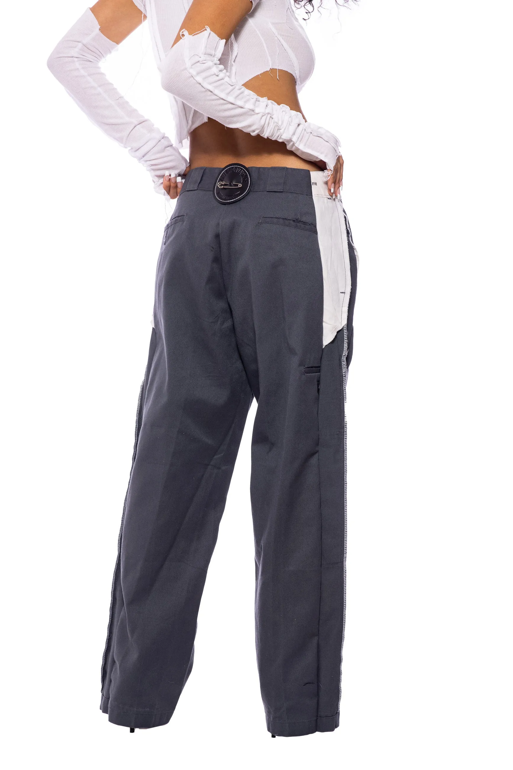 PORTERHOUSE WORKWEAR TROUSERS IN SLATE