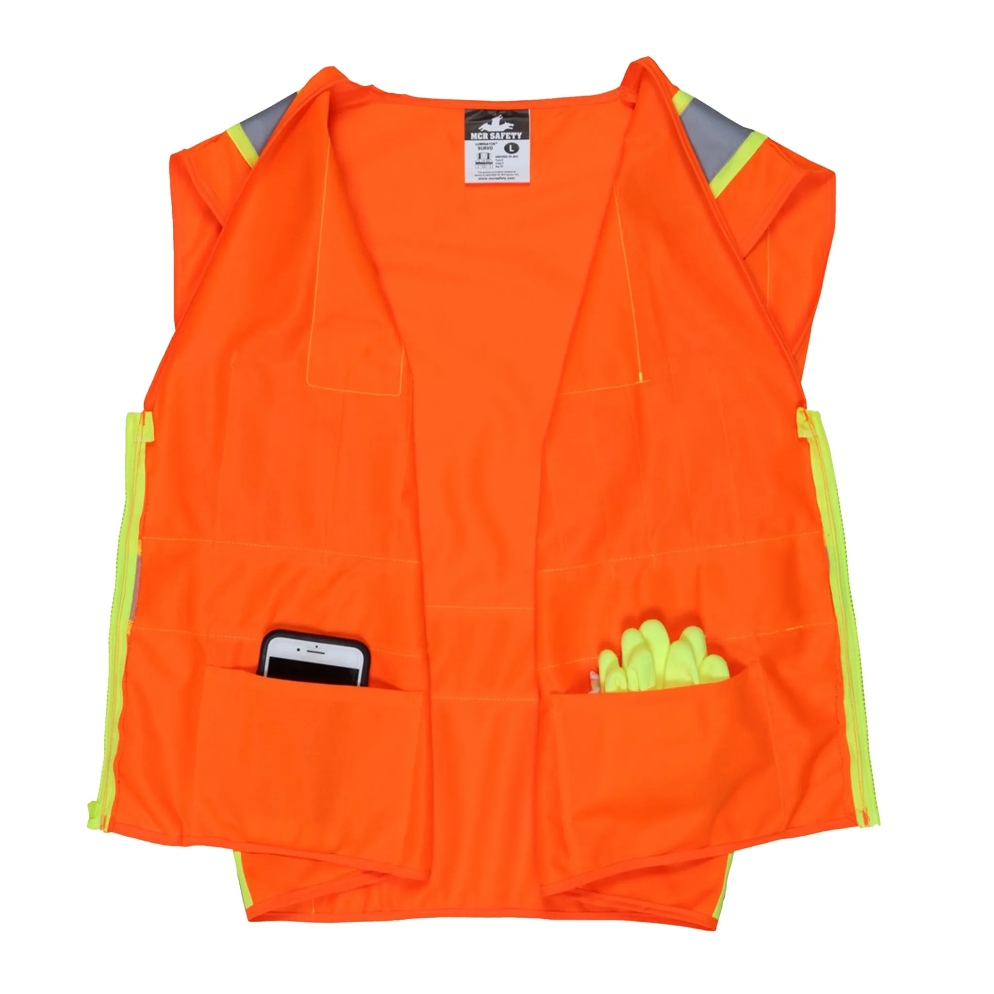 Premium Solid Surveyor Safety Vest