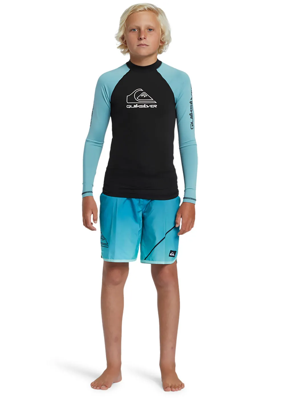 Quiksilver Youth On Tour LS Lycra Rash Vest