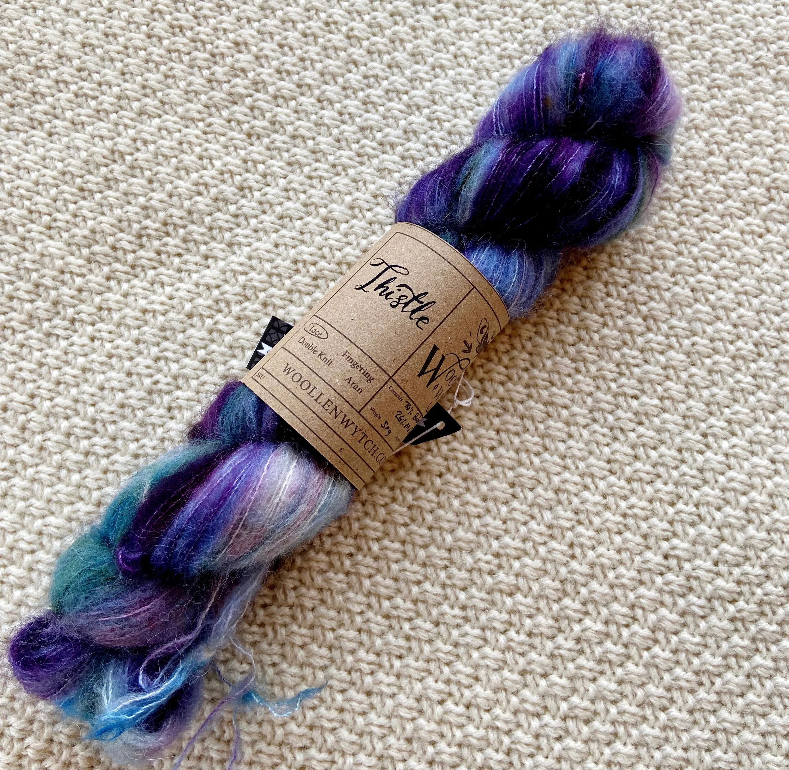 "Thistle" Woollen Wytch Lace 50g