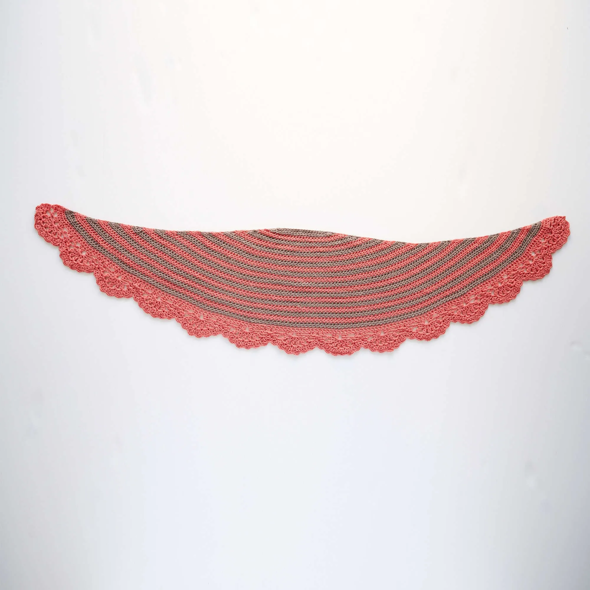 Red Heart Crochet Chic And Strong Crescent Shawl