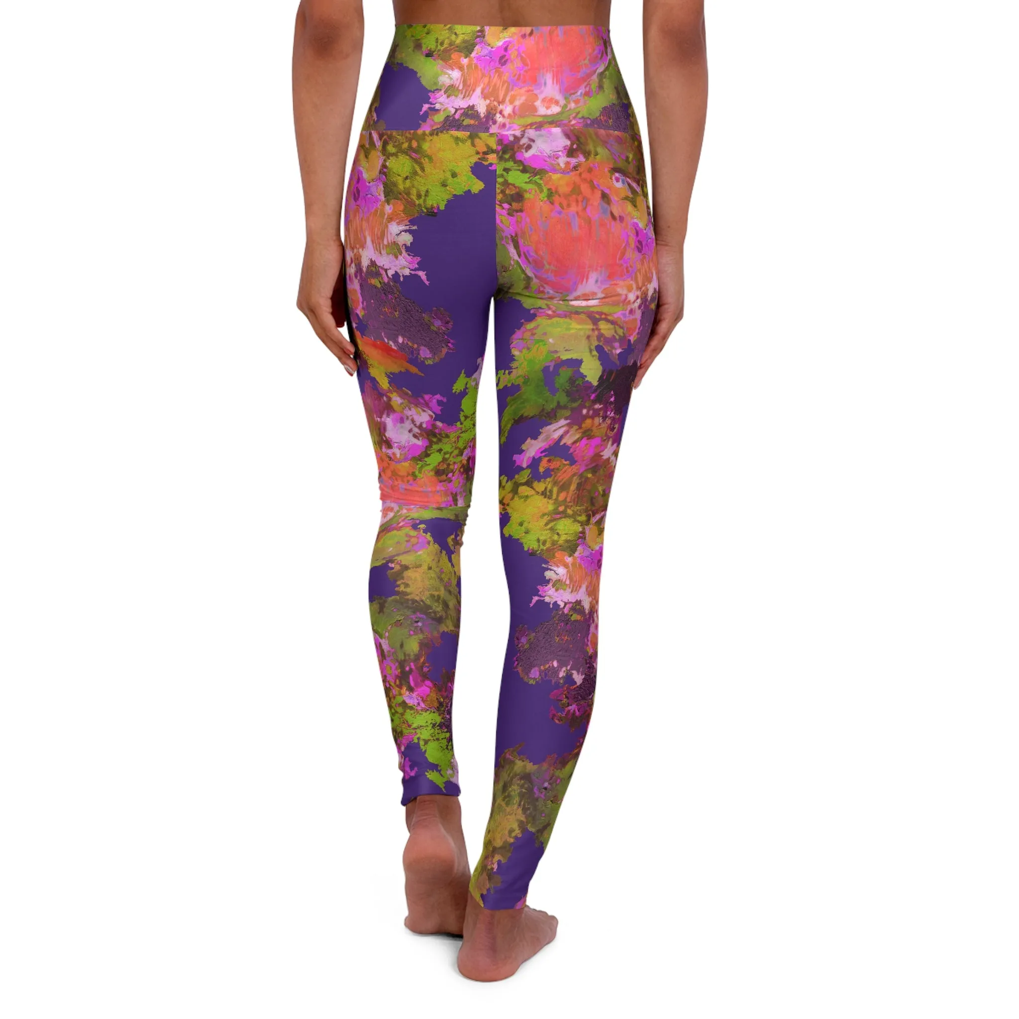 RURAL. High Waisted Yoga Leggings (AOP)