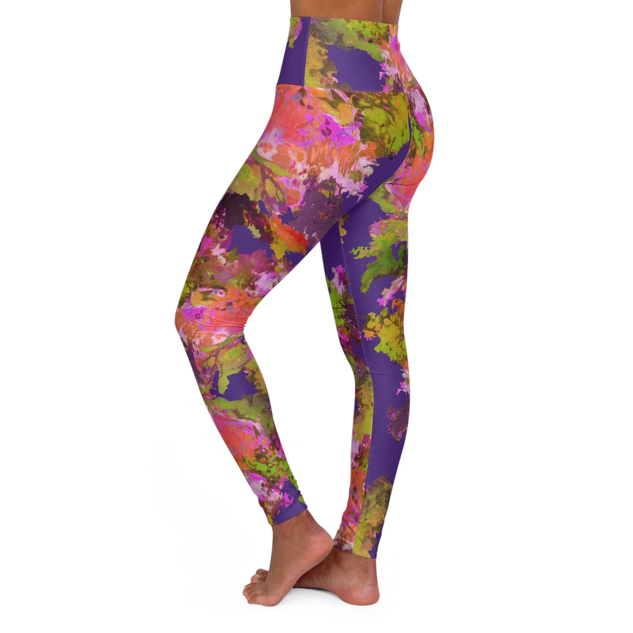 RURAL. High Waisted Yoga Leggings (AOP)