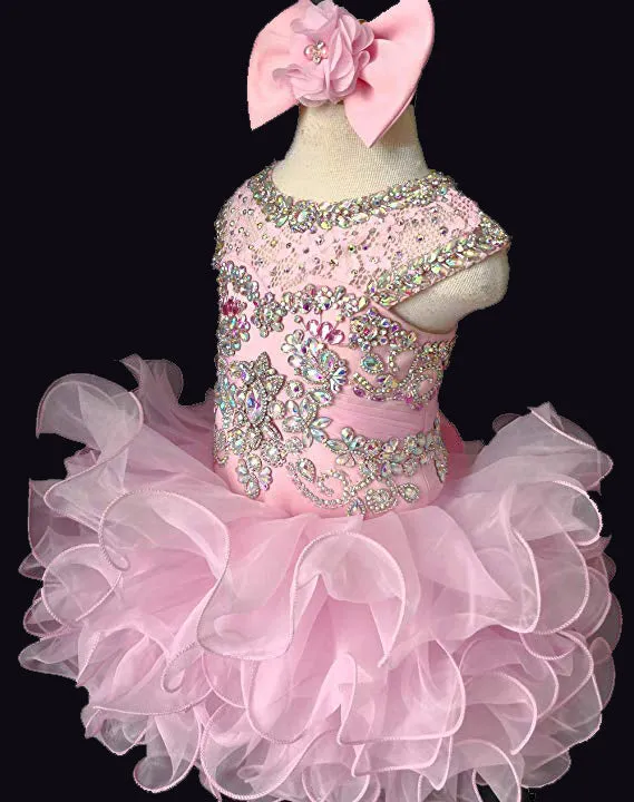 Sale Baby Girl/Kids/Toddler/Little Girl Pink Cupcake Pageant Dress