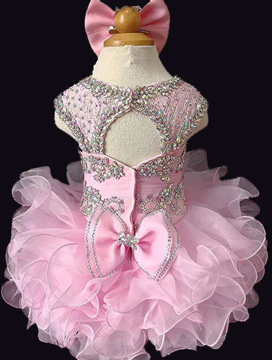 Sale Baby Girl/Kids/Toddler/Little Girl Pink Cupcake Pageant Dress