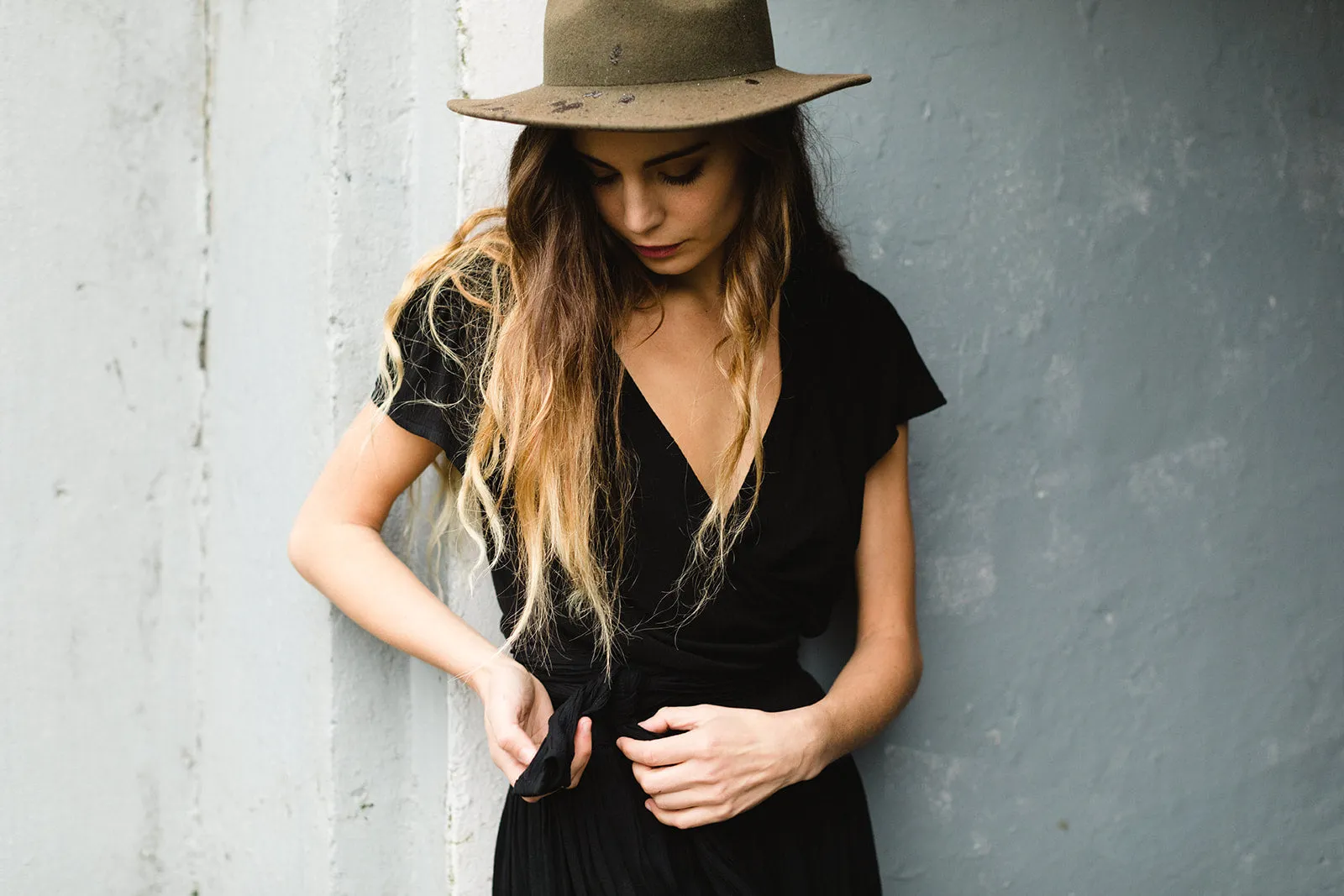 Savannah Wrap Top | Black