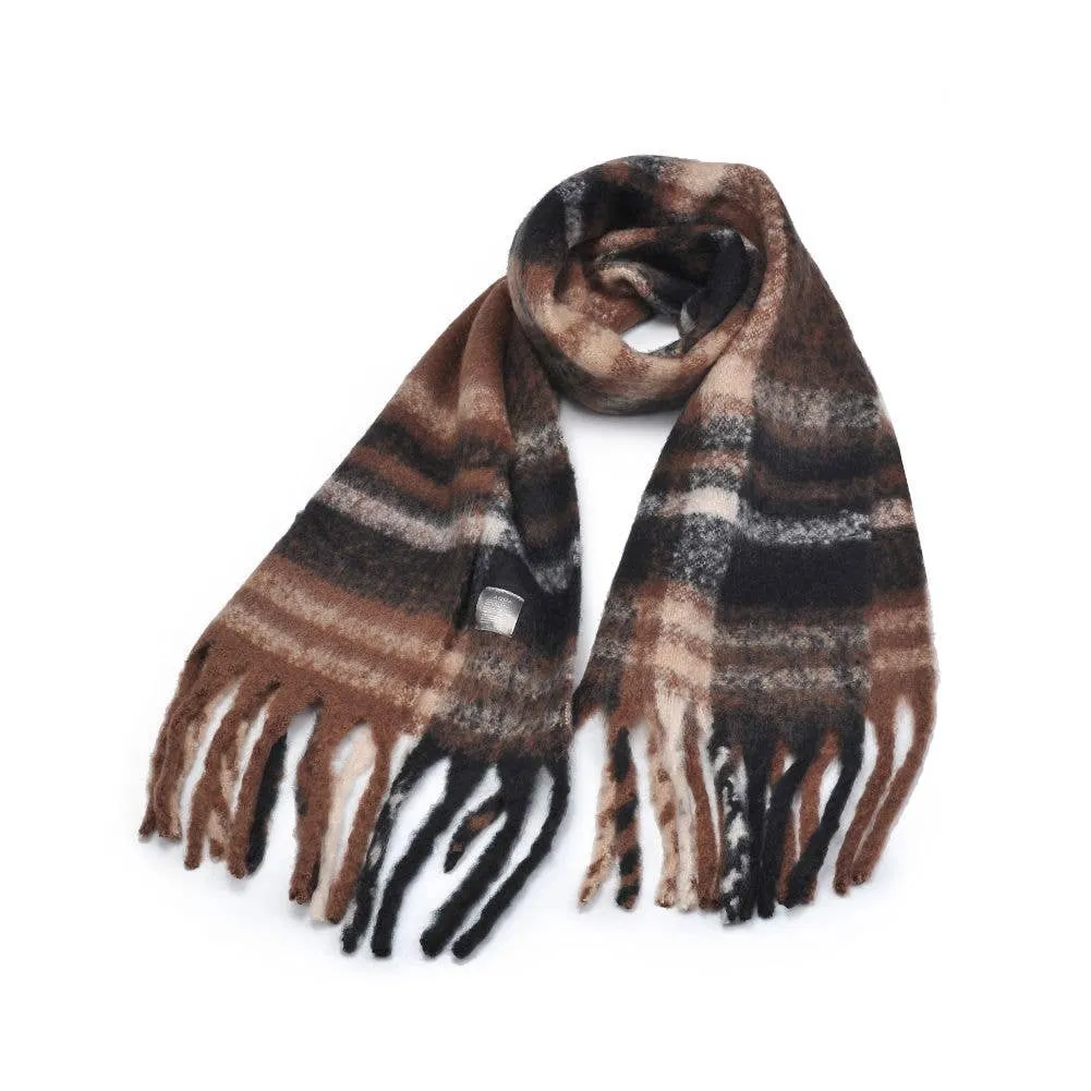 Shaun Multicolor Scarf: Grey