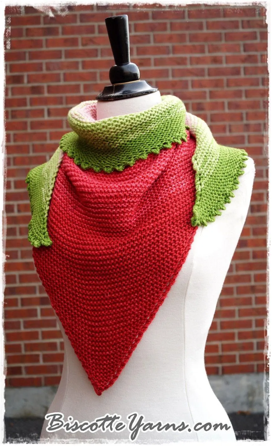 Shawl pattern - Watermelon Slice Shawl