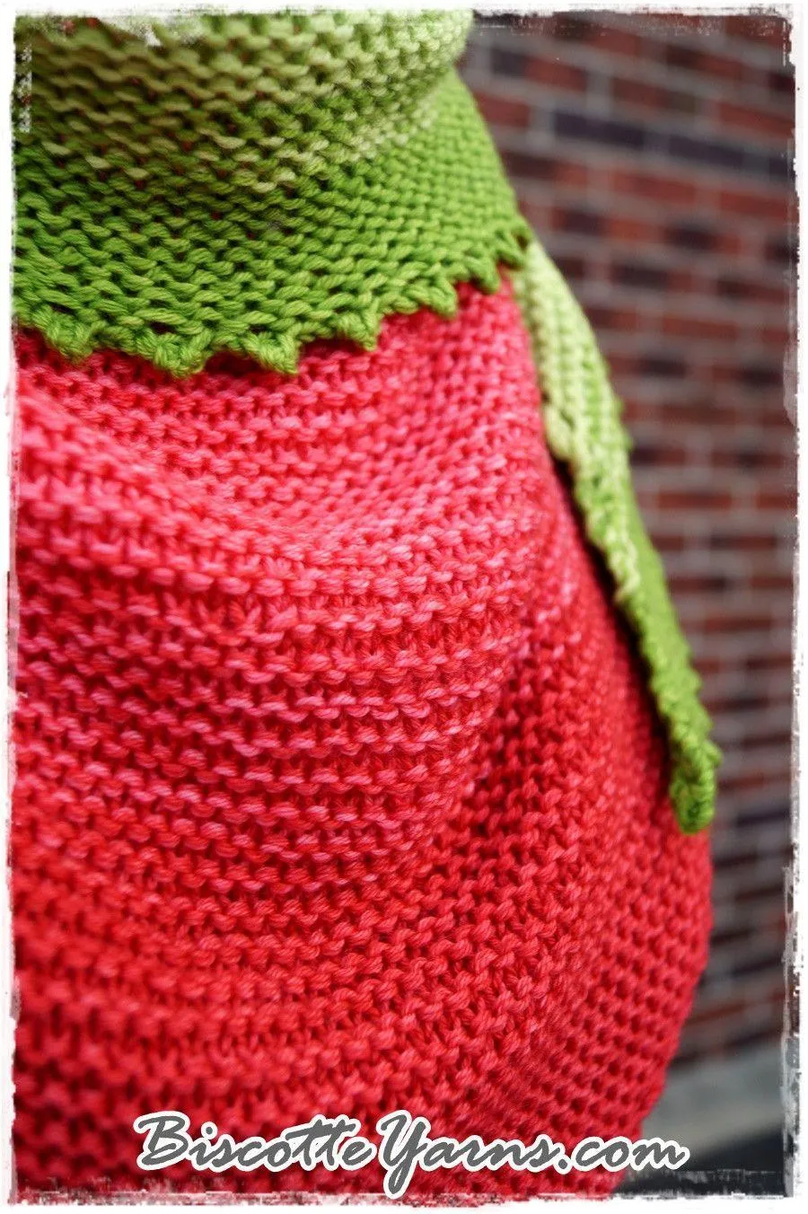 Shawl pattern - Watermelon Slice Shawl