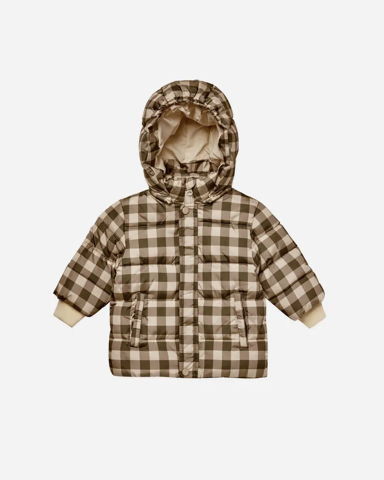 Ski Jacket || Charcoal Check