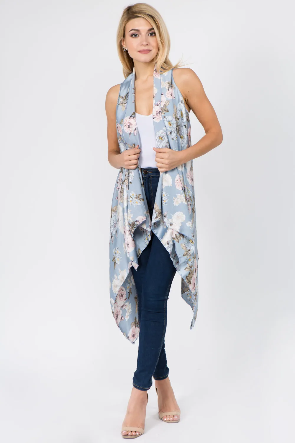 SN-1C16 floral design vest