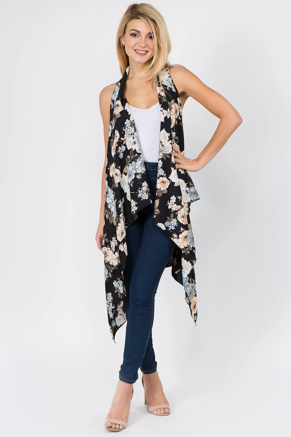 SN-1C16 floral design vest