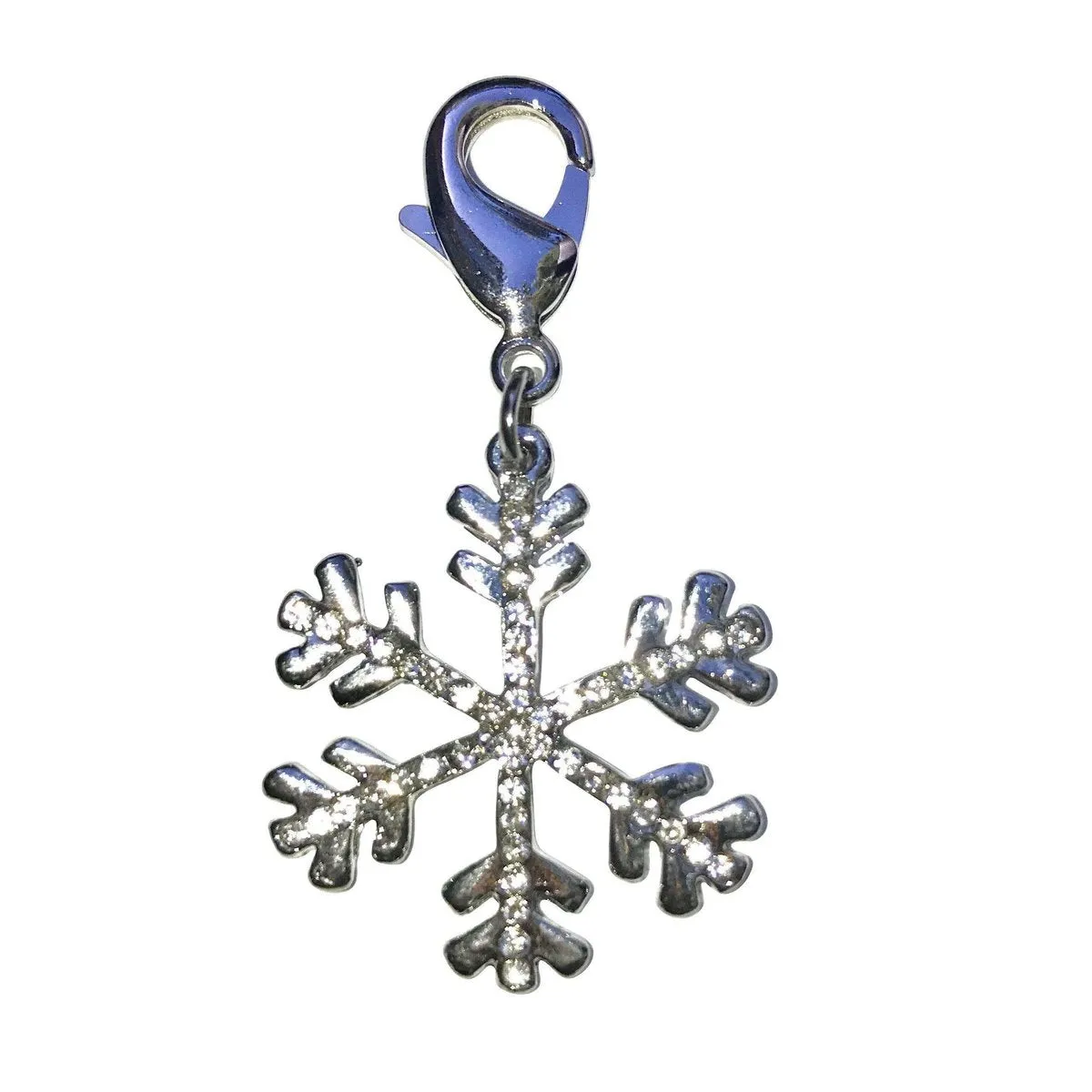 Snowflake Dog Collar Charm