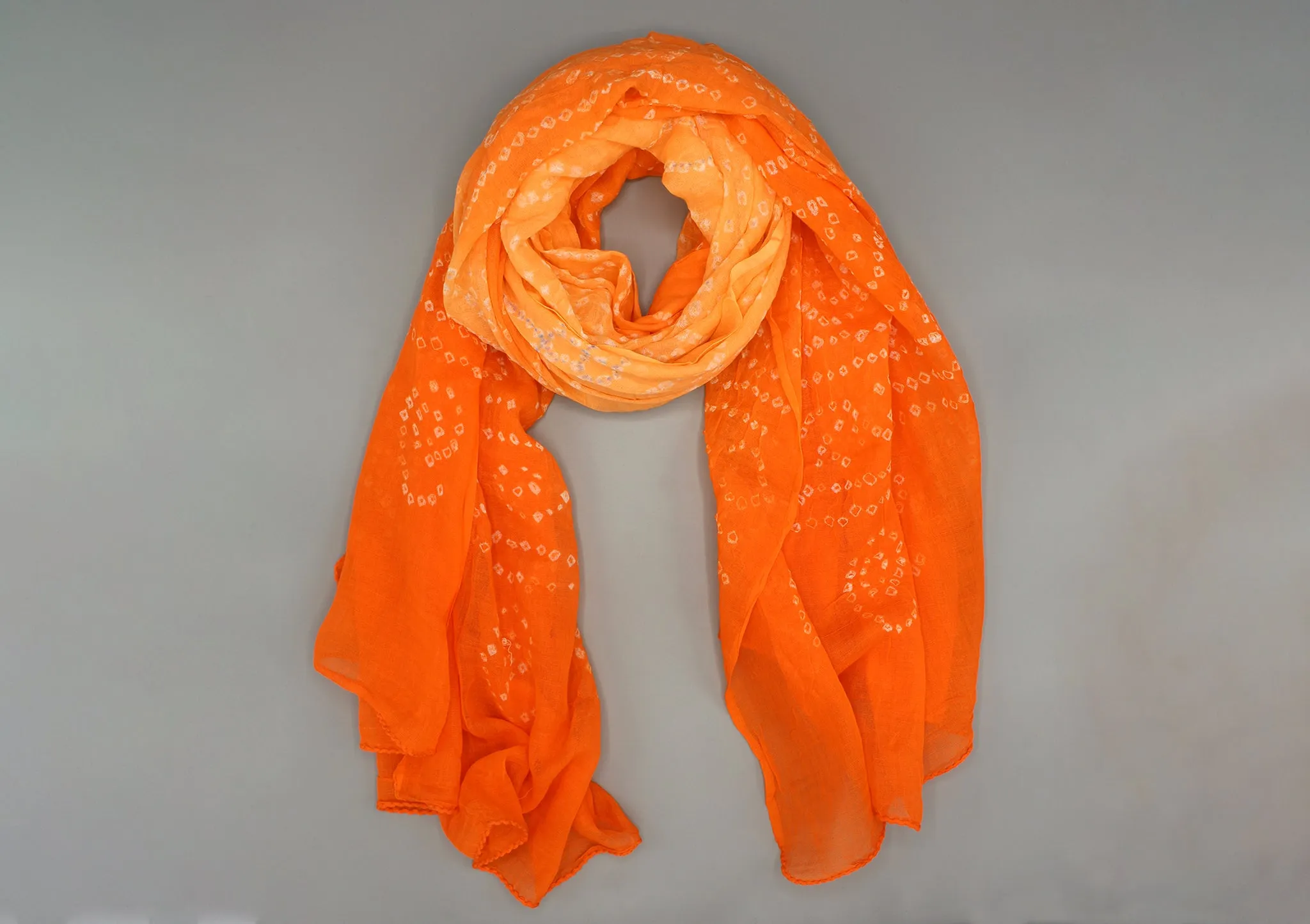 Soft Orange Women's Cotton Scarf