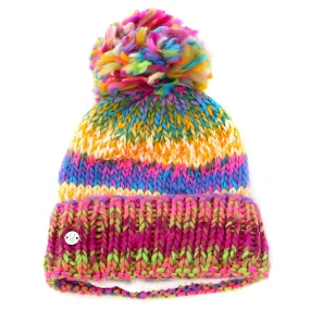 Spyder Twisty Hat  - WHT/MLT - Girls