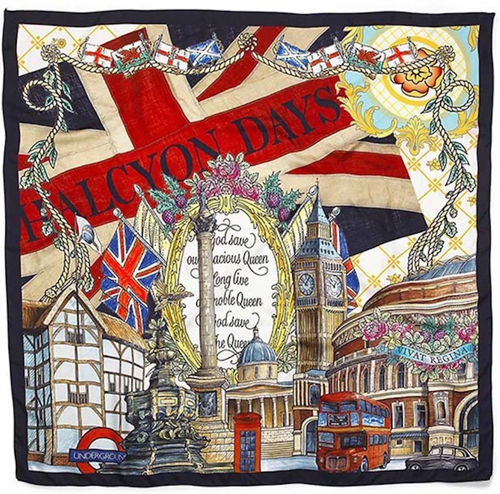 The Glorious Reign Silk Scarf