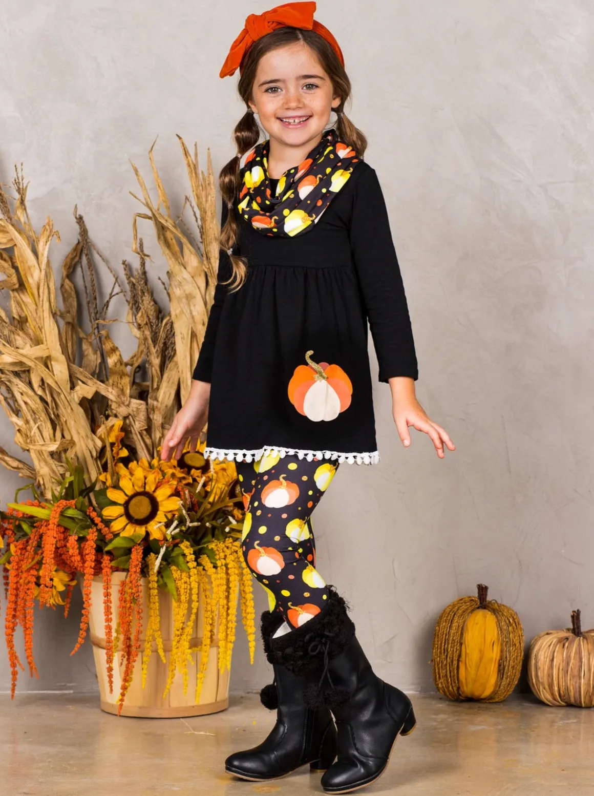 The Gourd Life Tunic, Leggings and Scarf Set