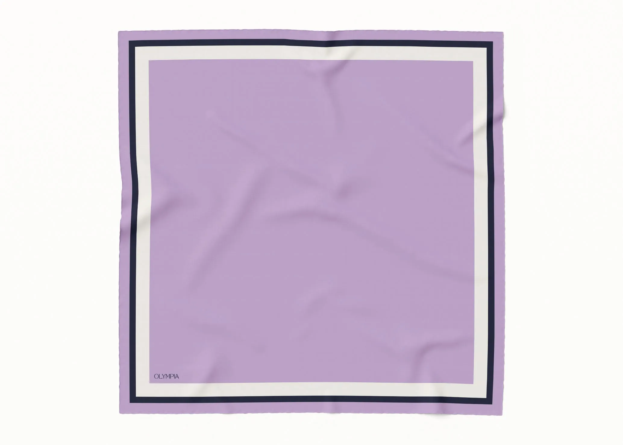 Tilda Lilac/Coconut Milk/Maritime Silk Scarf - 89x89cm - Imperfect