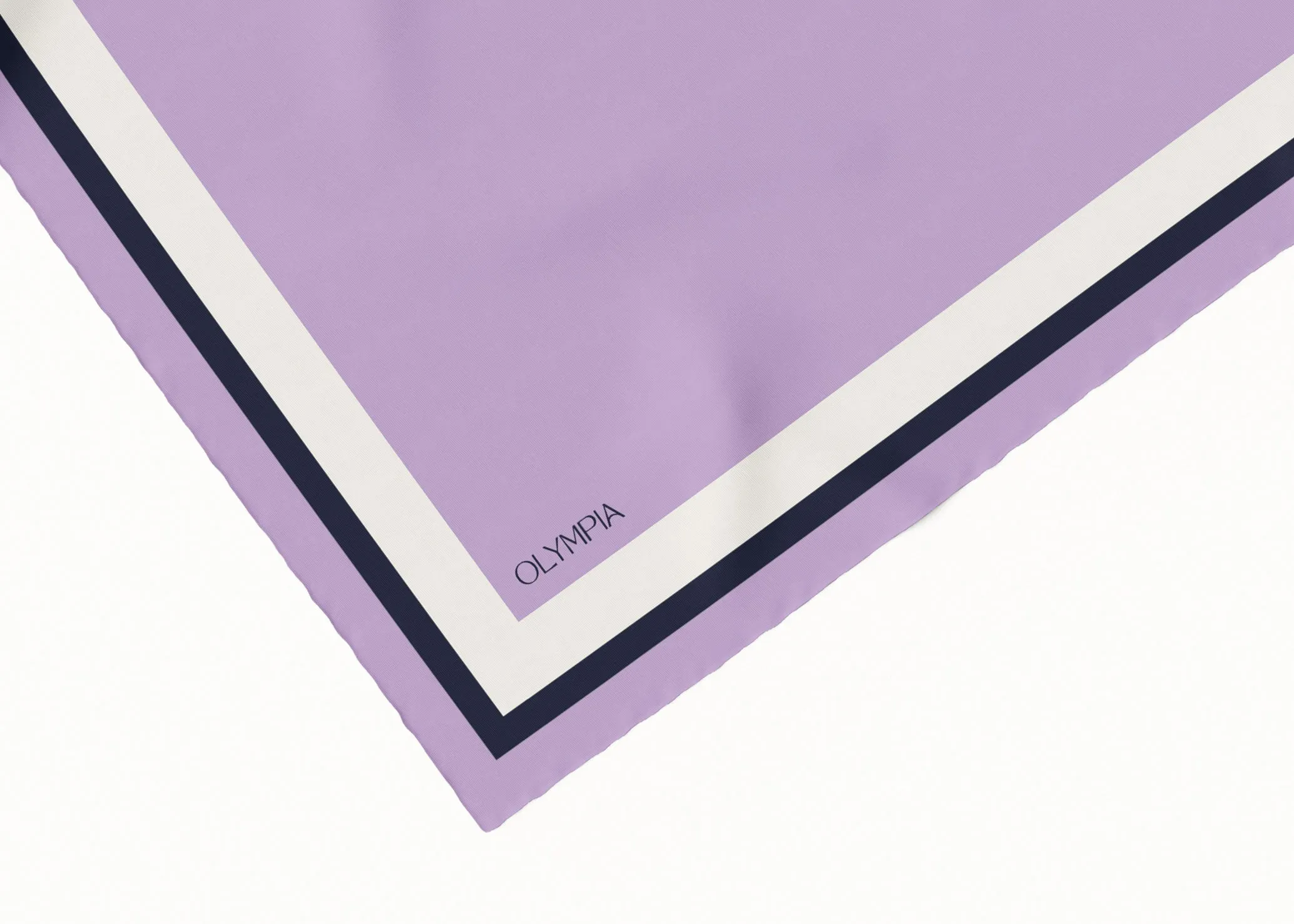 Tilda Lilac/Coconut Milk/Maritime Silk Scarf - 89x89cm - Imperfect