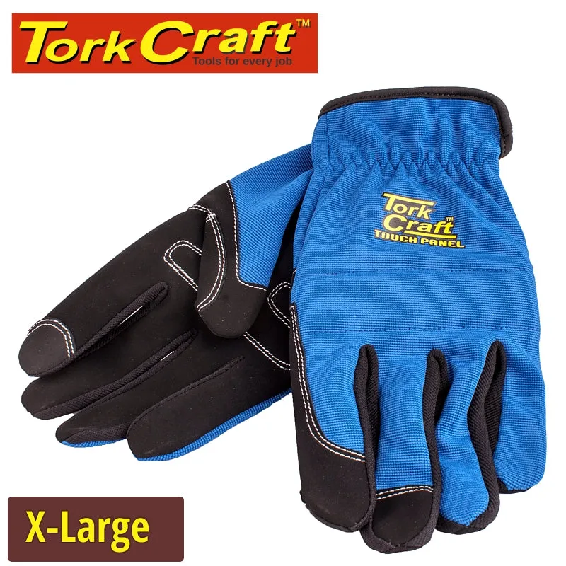 TORK CRAFT GLOVE BLUE X-LARGE  WITH PU PALM MULTI PURPOSE GL63