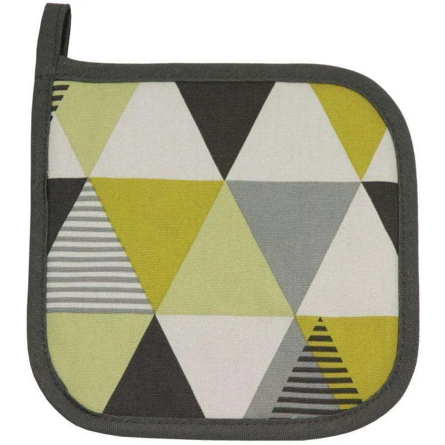 Vita Yellow Cotton Print Oven Trivet