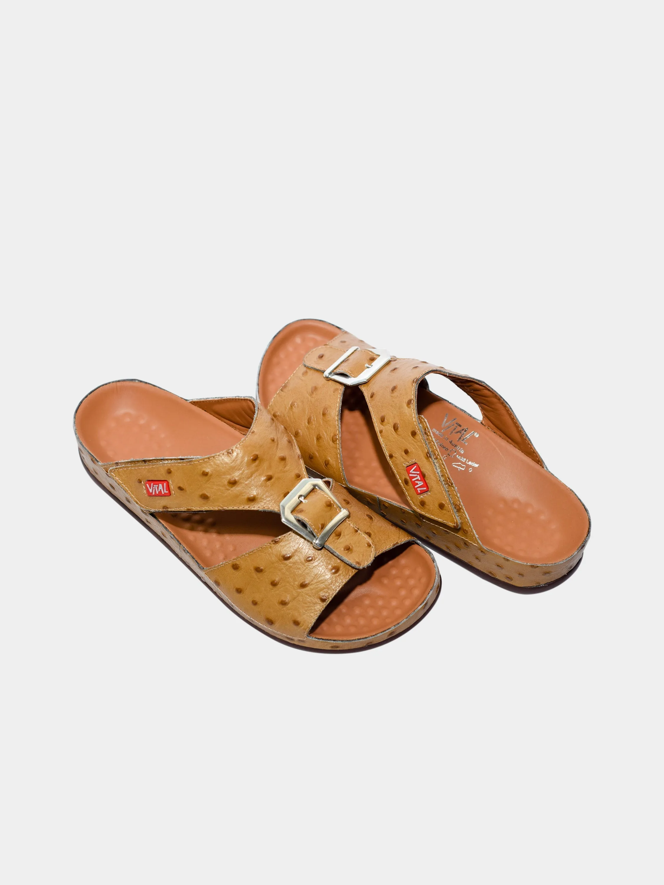 Vital 09058 Men's Buckle Slider Sandals