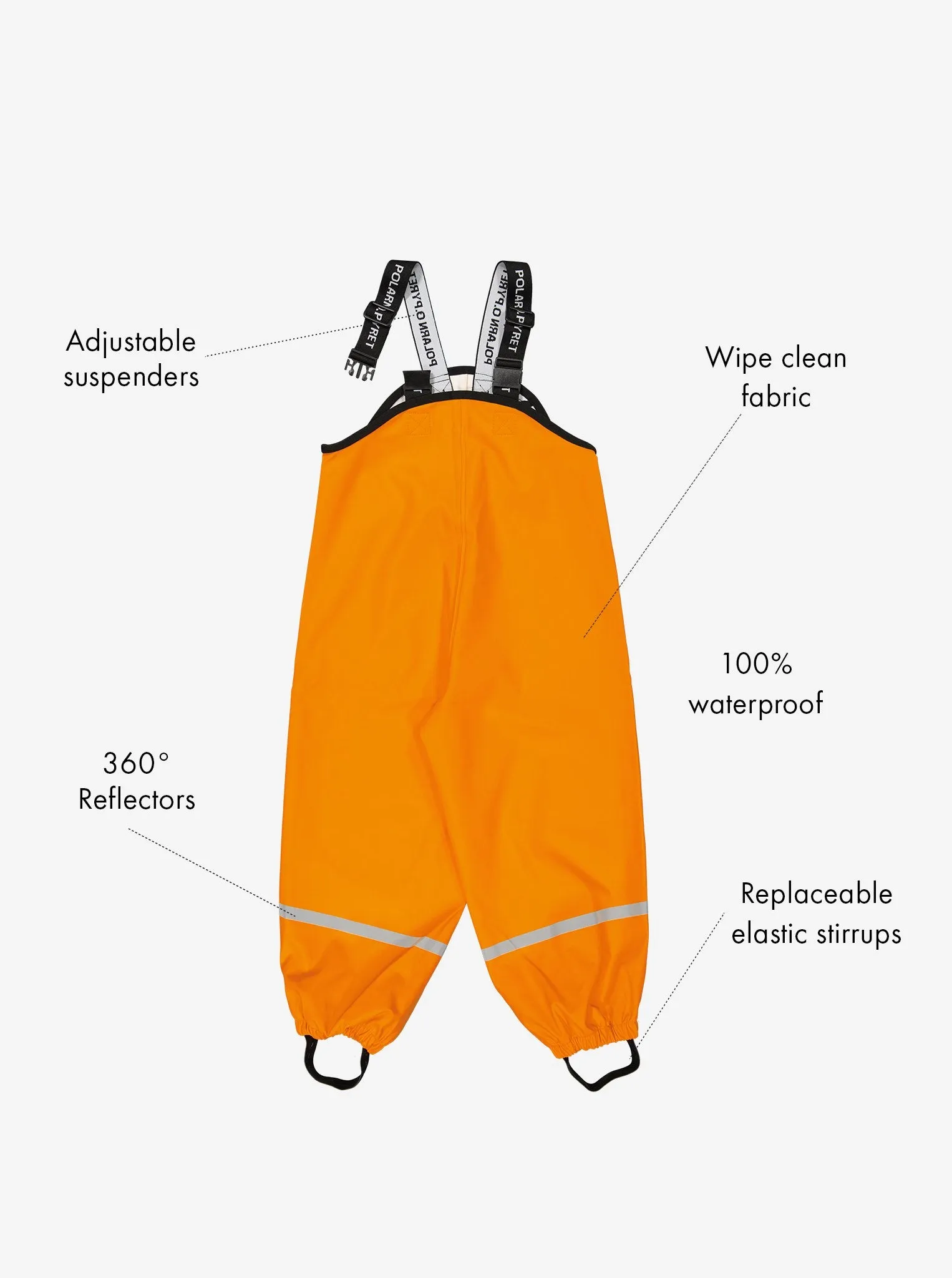 Waterproof Kids Rain Trousers