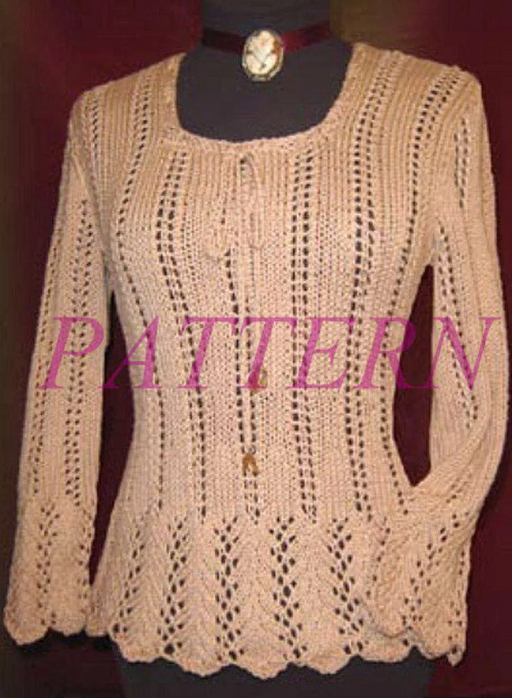 White Lies Designs - Bella Pullover or Cardigan Pattern #127