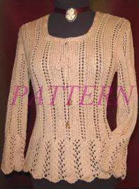 White Lies Designs - Bella Pullover or Cardigan Pattern #127