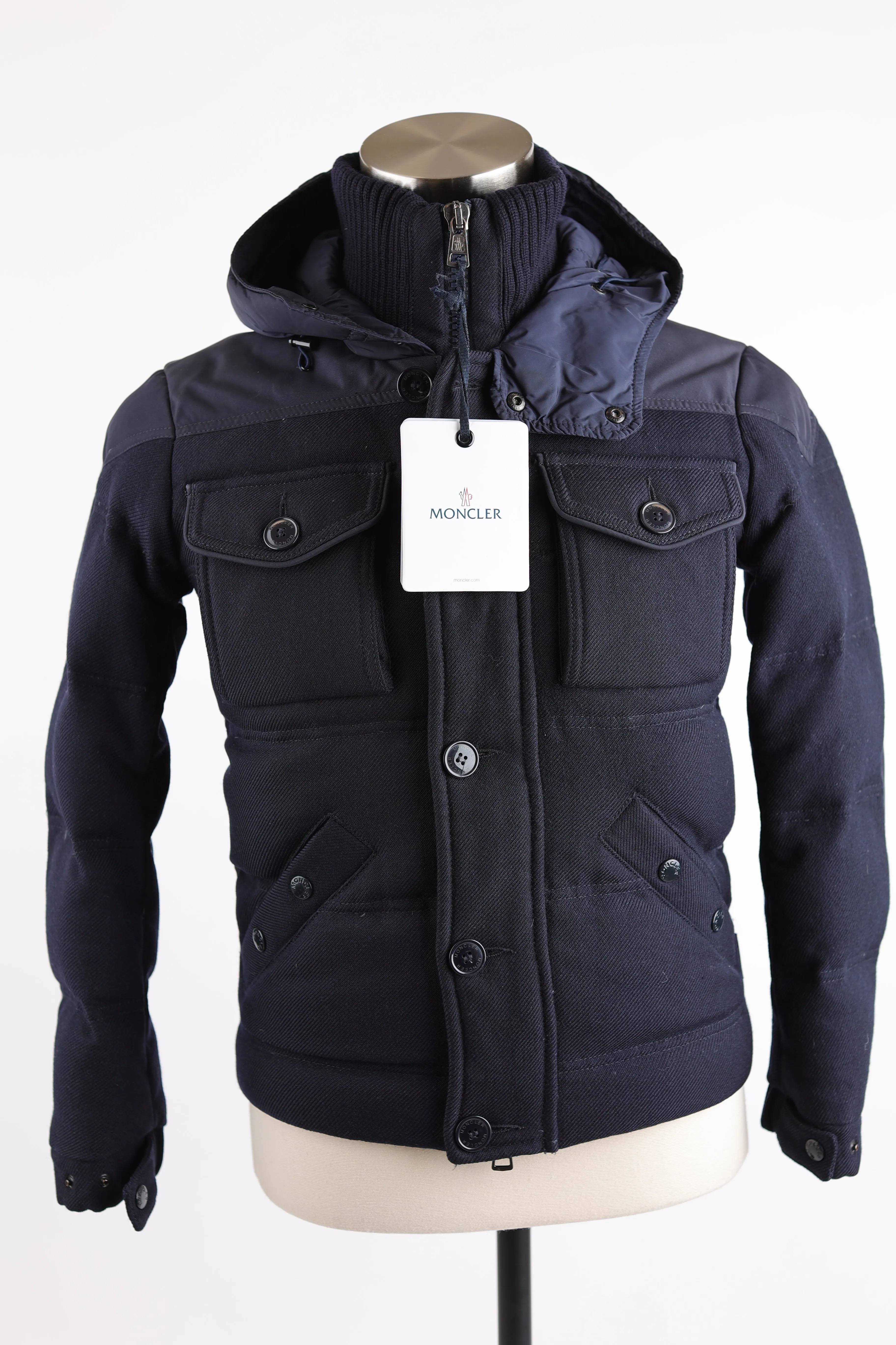 Wool Down Filled Puffer Jacket