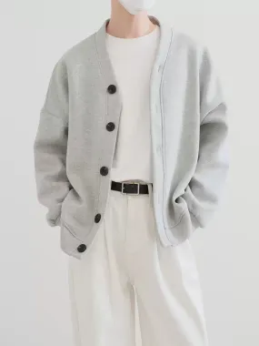 Zhou Minimalist V-Neck Cardigan